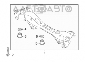 Bara spate pentru Hyundai Sonata 11-15 ruginită.