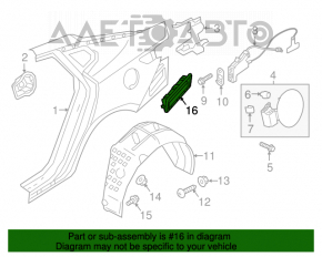 Grila de ventilatie dreapta Kia Optima 16-