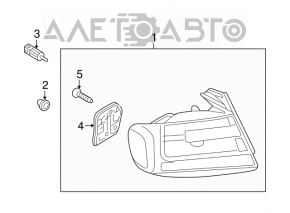 Lampa exterioară aripă stângă Audi A4 B8 08-12 pre-restilizare sedan LED