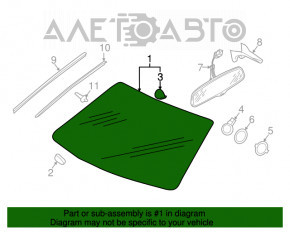 Parbriz Audi A4 B8 08-16 fără senzor de ploaie