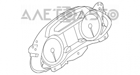 Щиток приборов Audi A4 B8 11-12 без круиза