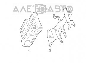 Blocul de siguranțe subtorpedă BCM Ford Edge 15- 2.0T