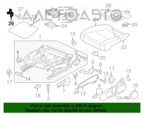 Occupant Sensor VW Jetta 11-18 USA 1.4T