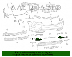 Capăt de eșapament dreapta Chrysler 200 15-17