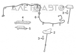 Antena Chrysler 200 15-17