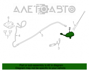 Mufa antenei Ford Focus mk3 11-18 are un singur conector.