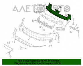 Amplificatorul de bara fata VW CC 13-17 reconditionat.