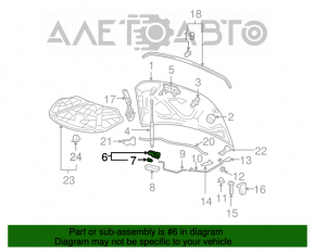 Capota VW CC 13-17, nouă, originală OEM