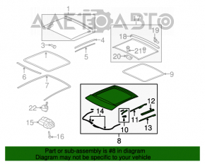 Capota asamblată VW CC 08-17