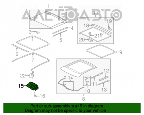 Motorul capacului VW CC 08-17