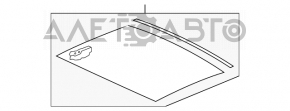 Стекло люка VW CC 08-17