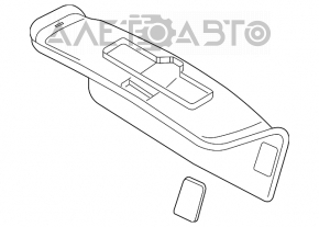 Обшивка крышки багажника VW CC 13-17 рест, черн