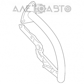 Buclele capacului portbagajului dreapta VW CC 13-17 restul