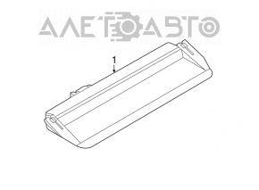 Semnalul de stop VW CC 08-17 are garnitura ruptă.