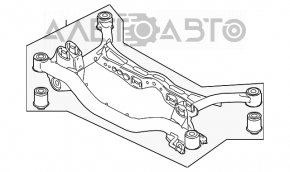 Подрамник задний VW CC 08-17