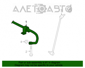 Stabilizator frontal VW CC 08-17 24mm