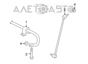 Stabilizator frontal VW CC 08-17 24mm