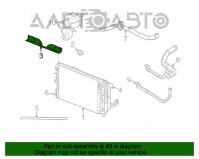 Grila radiatorului superior Jeep Compass 11-16 2.0 2.4