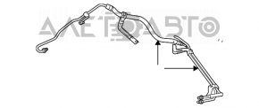 Шланг высокого давления ГУР Jeep Compass 11-16