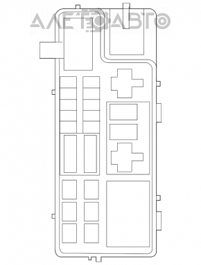 Блок предохранителей подкапотный Jeep Patriot 11-17