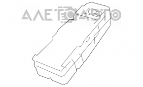 Controlul geamului electric din față, stânga, pentru Dodge Challenger 09-14, model restilizat, negru, 2 butoane auto, butoane șterse.