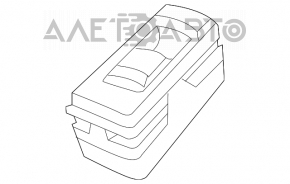 Controlul geamului electric din partea dreapta față pentru Dodge Challenger 09-14 pre-restilizare.