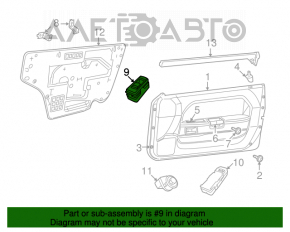 Controlul geamului electric din partea dreapta față pentru Dodge Challenger 09-14 pre-restilizare.