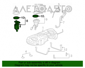 Pompă de combustibil, pompă de benzină, stânga principală Chrysler 300 11- 3.6