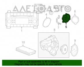 Difuzor ușă spate stânga Dodge Durango 11-