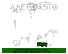 Airbag-ul de pasager din bordul Dodge Challenger 15-19.