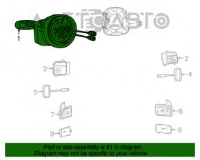 Chitara de volan asamblată pentru Dodge Challenger 09-14