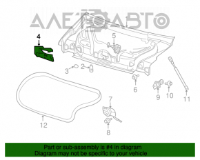 Петля крышки багажника правая Dodge Challenger 12-19