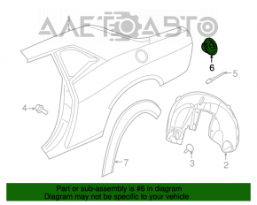 Capacul rezervorului de combustibil Dodge Challenger 09-
