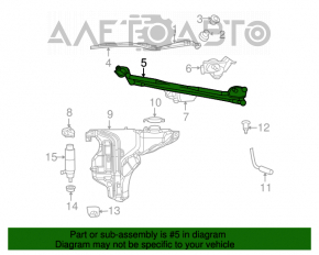 Трапеция дворников очистителя с мотором Dodge Challenger 09-