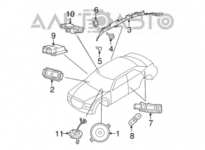 Senzor airbag usa stanga Dodge Challenger 09-