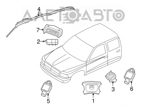 Senzor airbag frontal stânga Dodge Challenger 09-14