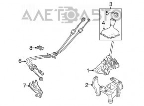 Шифтер МКПП Ford Focus mk3 11-18