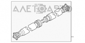 Карданный вал кардан Nissan Pathfinder 13-20