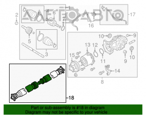 Карданный вал кардан Nissan Pathfinder 13-20