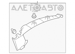 Capac spate dreapta Subaru Outback 15-19 negru, zgârieturi