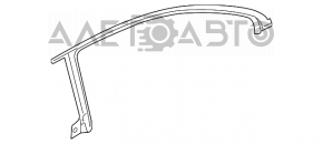 Уплотнитель стекла задний левый VW CC 08-17 на кузове