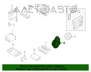 Динамик дверной передний правый VW CC 08-17