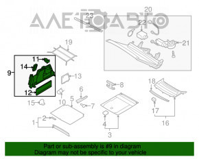 Capotă arc stânga VW CC 08-17 zgâriată