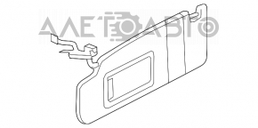 Capota stângă VW CC 08-17 gri, fără cârlig