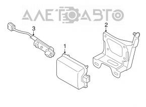 Radarul de croazieră FCM Module pentru Mitsubishi Outlander 16-21 restilizat