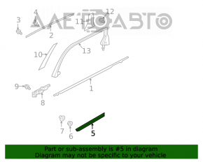 Capac usa spate dreapta inferioara Infiniti QX50 19-