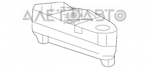 Controlul geamului electric din față dreapta pentru Infiniti QX50 19- negru cu crom, automat, cu inserție neagră.