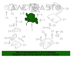 Крепление подушки двигателя правое Infiniti QX50 19-