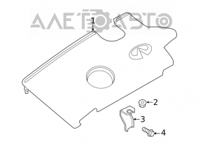 Накладка двигателя Infiniti QX50 19-