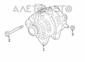 Генератор Infiniti QX50 19-